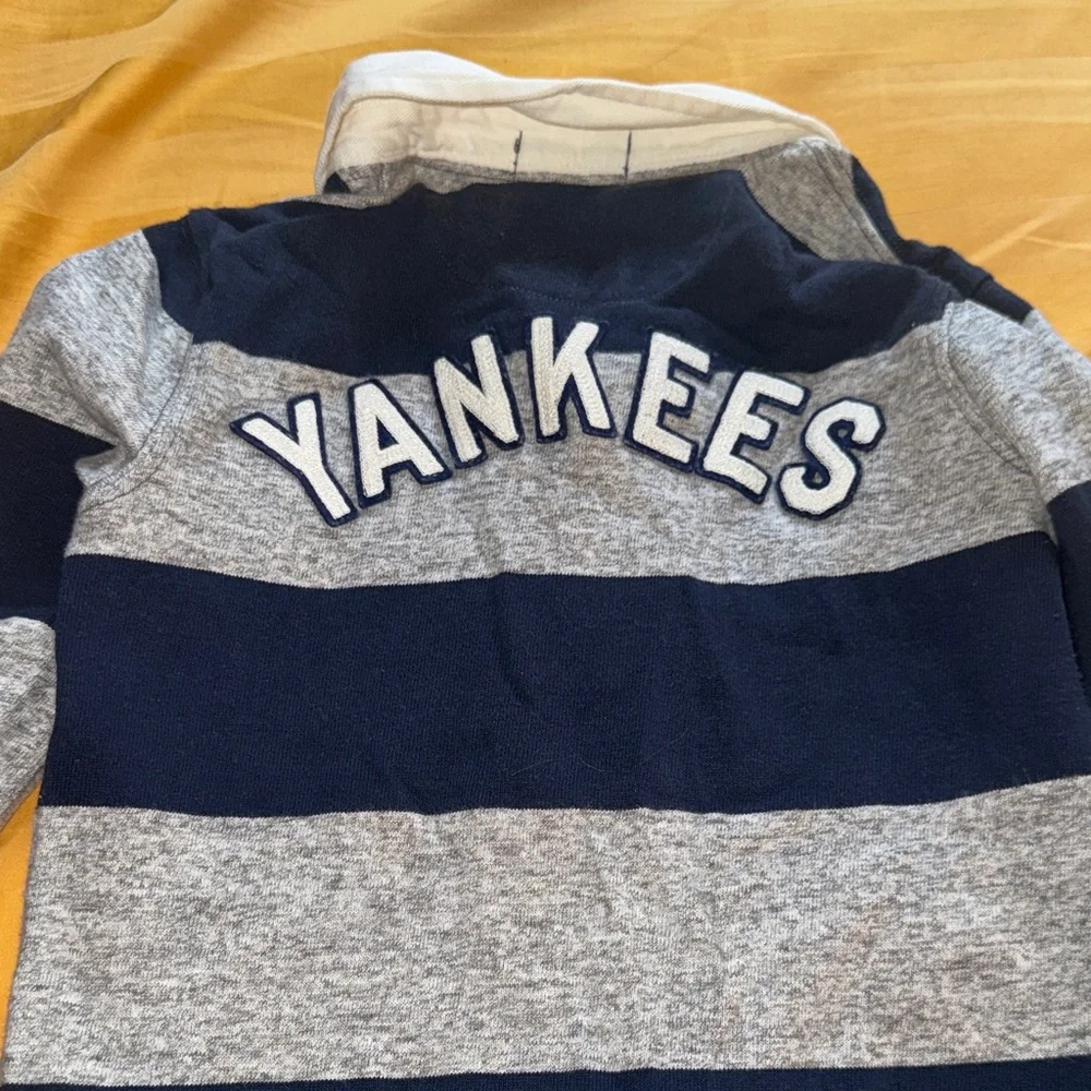 Polo by Ralph Lauren Kids Blue and Gray Striped Yankee Polo dress - Picture 5 of 5